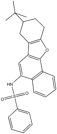 N-(8-tert-butyl-7,8,9,10-tetrahydronaphtho[1,2-b][1]benzofuran-5-yl)benzenesulfonamide