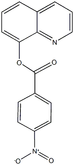 8-quinolinyl 4-nitrobenzoate Structure