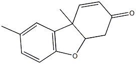 8,9b-dimethyl-4a,9b-dihydrodibenzo[b,d]furan-3(4H)-one Structure