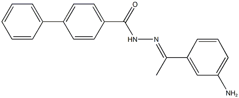 N'-[1-(3-aminophenyl)ethylidene][1,1'-biphenyl]-4-carbohydrazide
