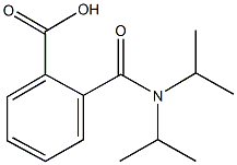 2-[(diisopropylamino)carbonyl]benzoic acid 化学構造式