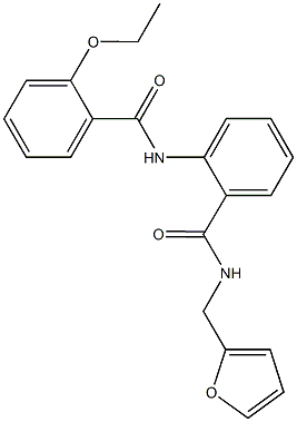 2-[(2-ethoxybenzoyl)amino]-N-(2-furylmethyl)benzamide Struktur