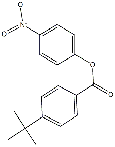 4-nitrophenyl4-tert-butylbenzoate,,结构式