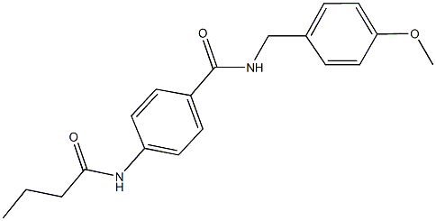 4-(butyrylamino)-N-(4-methoxybenzyl)benzamide|