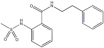 2-[(methylsulfonyl)amino]-N-(2-phenylethyl)benzamide Structure