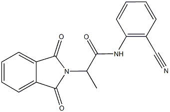  N-(2-cyanophenyl)-2-(1,3-dioxo-1,3-dihydro-2H-isoindol-2-yl)propanamide