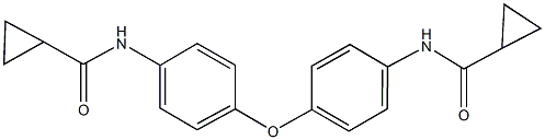 N-(4-{4-[(cyclopropylcarbonyl)amino]phenoxy}phenyl)cyclopropanecarboxamide Structure