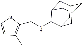 N-(2-adamantyl)-N-[(3-methyl-2-thienyl)methyl]amine Struktur