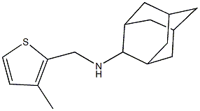 N-(2-adamantyl)-N-[(3-methyl-2-thienyl)methyl]amine,,结构式