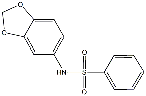 N-(1,3-benzodioxol-5-yl)benzenesulfonamide Structure