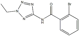 2-bromo-N-(2-ethyl-2H-tetraazol-5-yl)benzamide Structure