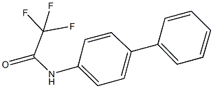 N-[1,1'-biphenyl]-4-yl-2,2,2-trifluoroacetamide 结构式