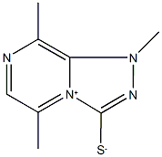 1,5,8-trimethyl-1H-[1,2,4]triazolo[4,3-a]pyrazin-4-ium-3-thiolate