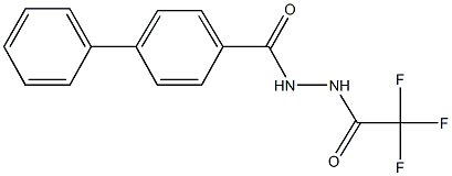  N'-([1,1'-biphenyl]-4-ylcarbonyl)-2,2,2-trifluoroacetohydrazide