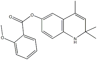 2,2,4-trimethyl-1,2-dihydro-6-quinolinyl 2-methoxybenzoate