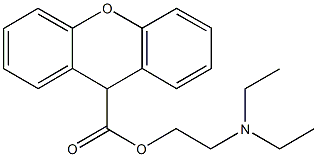 2-(diethylamino)ethyl 9H-xanthene-9-carboxylate|