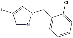 1-(2-chlorobenzyl)-4-iodo-1H-pyrazole,,结构式