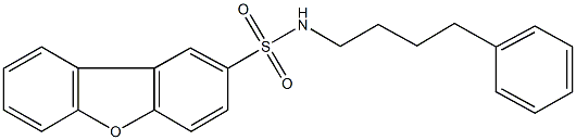 N-(4-phenylbutyl)dibenzo[b,d]furan-2-sulfonamide