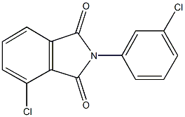 4-chloro-2-(3-chlorophenyl)-1H-isoindole-1,3(2H)-dione,,结构式