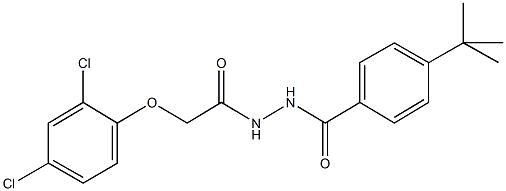 N'-(4-tert-butylbenzoyl)-2-(2,4-dichlorophenoxy)acetohydrazide