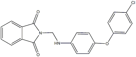  2-{[4-(4-chlorophenoxy)anilino]methyl}-1H-isoindole-1,3(2H)-dione