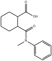 2-[(methylanilino)carbonyl]cyclohexanecarboxylic acid,712318-86-0,结构式