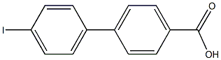4'-iodo[1,1'-biphenyl]-4-carboxylic acid Struktur