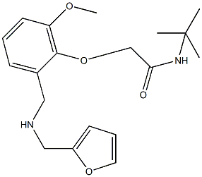 N-(tert-butyl)-2-(2-{[(2-furylmethyl)amino]methyl}-6-methoxyphenoxy)acetamide