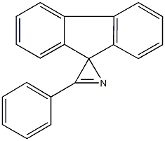 3-phenyl-2H-azirene-2-spiro-9'-(9'H)-fluorene,,结构式
