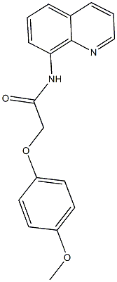  2-(4-methoxyphenoxy)-N-(8-quinolinyl)acetamide