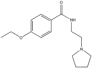 4-ethoxy-N-[2-(1-pyrrolidinyl)ethyl]benzamide|