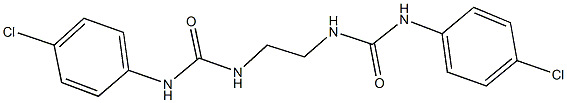 N-(2-{[(4-chloroanilino)carbonyl]amino}ethyl)-N'-(4-chlorophenyl)urea 结构式