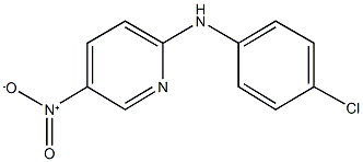 2-(4-chloroanilino)-5-nitropyridine,,结构式