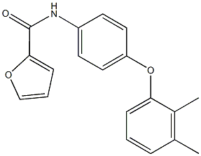 N-[4-(2,3-dimethylphenoxy)phenyl]-2-furamide Structure