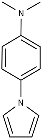 N,N-dimethyl-N-[4-(1H-pyrrol-1-yl)phenyl]amine Structure