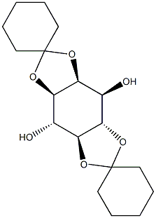 dispiro(cyclohexane-1,3'-{2',4',8',10'-tetraoxatricyclo[7.4.3.0.0~7,11~]dodecane}-9',1''-cyclohexane)-6',12'-diol 化学構造式