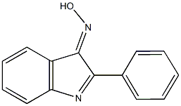 2-phenyl-3H-indol-3-one oxime Structure