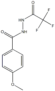 2,2,2-trifluoro-N'-(4-methoxybenzoyl)acetohydrazide