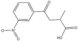 4-{3-nitrophenyl}-2-methyl-4-oxobutanoic acid Structure