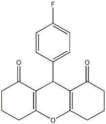 9-(4-fluorophenyl)-3,4,5,6,7,9-hexahydro-1H-xanthene-1,8(2H)-dione