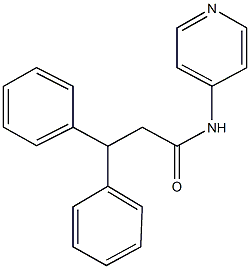 3,3-diphenyl-N-pyridin-4-ylpropanamide