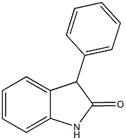 3-phenyl-1,3-dihydro-2H-indol-2-one Struktur