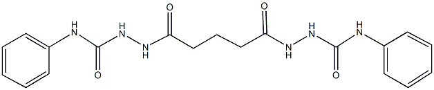 2-{5-[2-(anilinocarbonyl)hydrazino]-5-oxopentanoyl}-N-phenylhydrazinecarboxamide