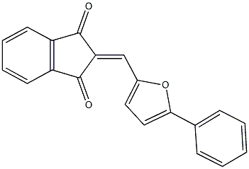 2-[(5-phenyl-2-furyl)methylene]-1H-indene-1,3(2H)-dione|