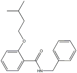 N-benzyl-2-(isopentyloxy)benzamide Structure