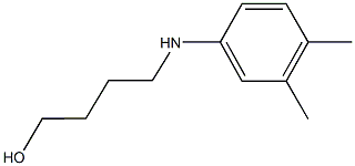 4-(3,4-dimethylanilino)butan-1-ol Structure