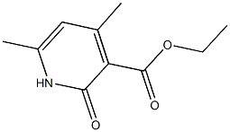 ethyl 4,6-dimethyl-2-oxo-1,2-dihydro-3-pyridinecarboxylate Structure