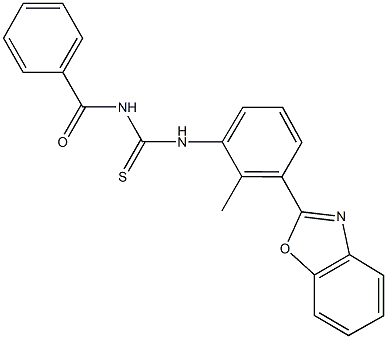 N-[3-(1,3-benzoxazol-2-yl)-2-methylphenyl]-N'-benzoylthiourea