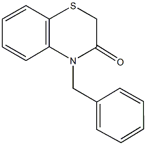 4-benzyl-2H-1,4-benzothiazin-3(4H)-one Struktur