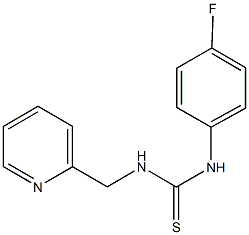 N-(4-fluorophenyl)-N'-(2-pyridinylmethyl)thiourea Structure